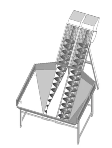 Transportor cu șurub AM2C Single / Double Screw Conveyor