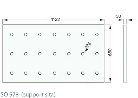 Suport pentru sitele mașinilor de tocat SO 578
