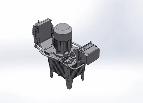 Agregat hidraulic EFA 200 bar cu răcitor (H) 400 V, 50 Hz