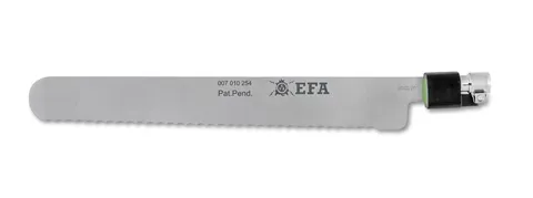 Cuțit drept EFA, 220 mm, cu tăiș zimțat