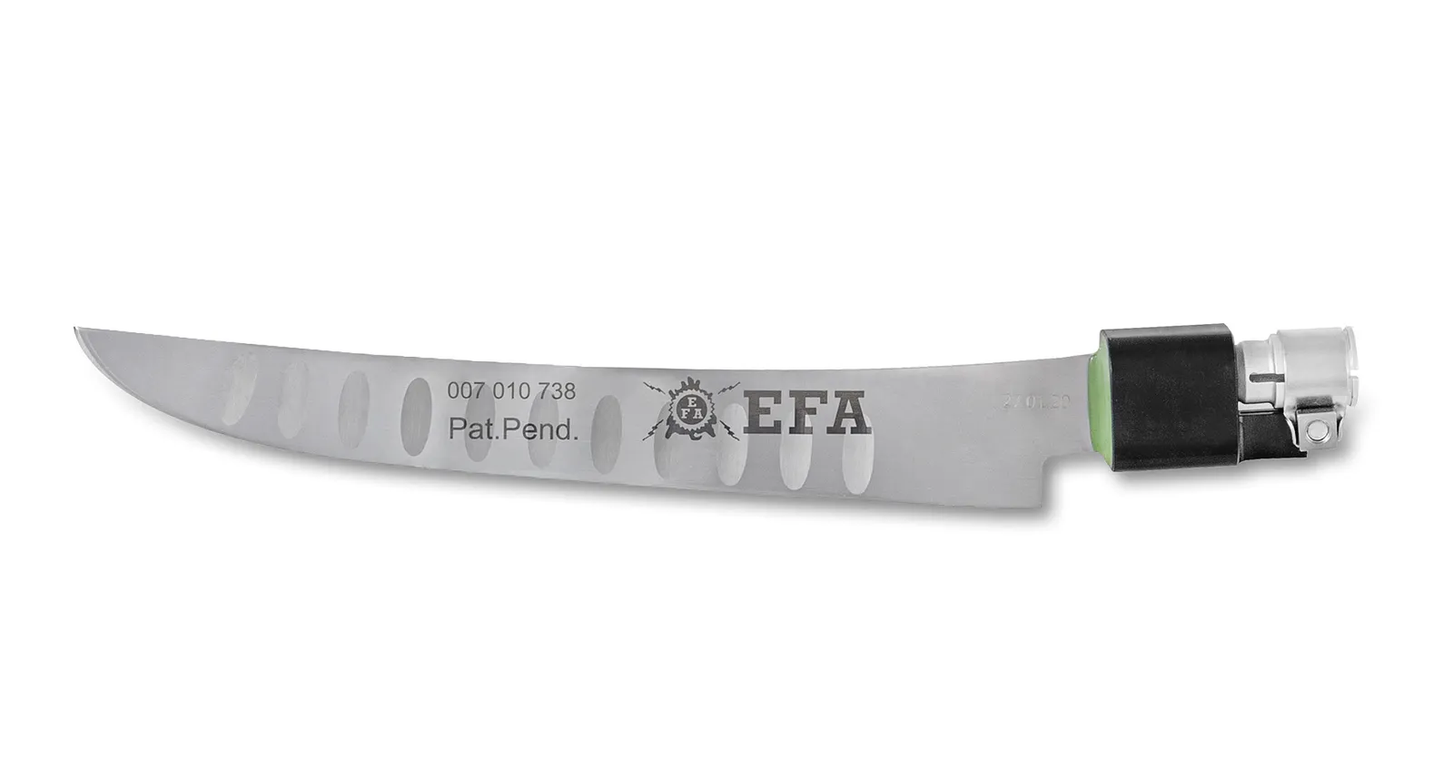 Cuțit EFA cu tăiș alveolat, 150 mm