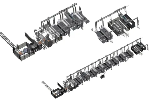 Linie semi-automată de încărcare cu macara și pompă Crane loading & Pump loading 122-659023