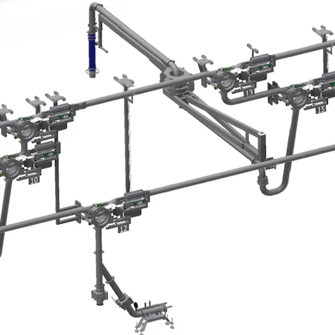 Sistem flexibil de încărcare prin conducte Flexible Pipeloading system 302-648587 — fotografia 4