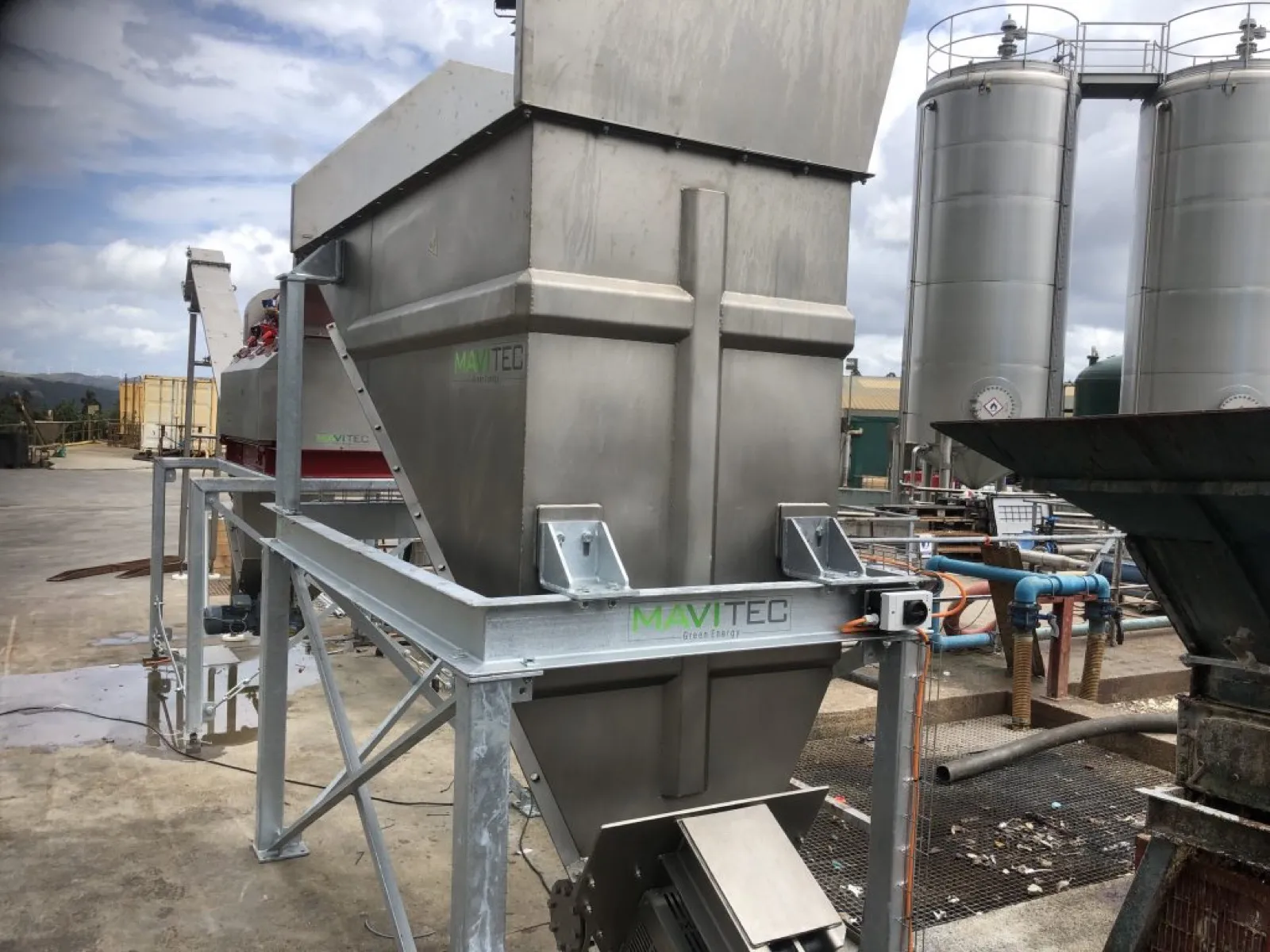 Buncăr de alimentare Mavitec Hoppers